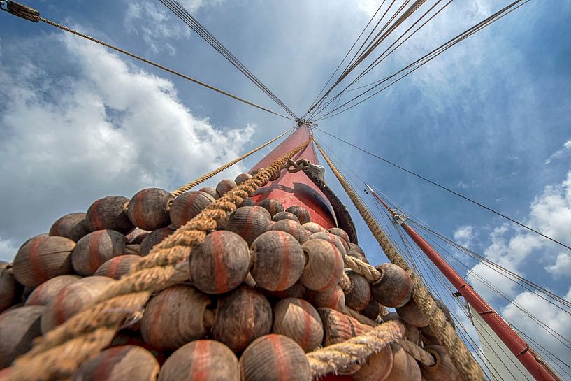 Mast  zeilklipper Sanne Sophia von Peter Bartelings