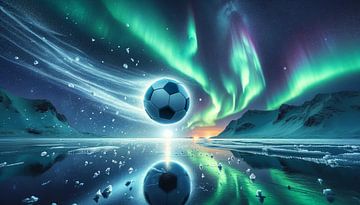 Aurora-game: Voetbal tussen het noorderlicht van artefacti