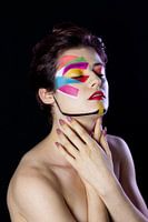 Woman with Colorful Face – Fine Art Portrait Photography