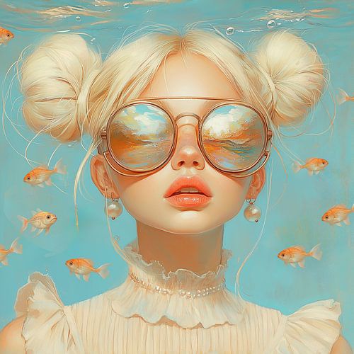 Floating gold by Mirjam Duizendstra