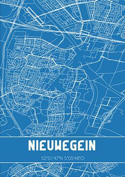 Blueprint | Map | Nieuwegein (Utrecht) by Rezona