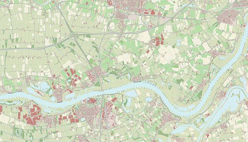 Kaart van Neerijnen