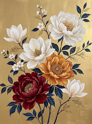 Blumiger Glanz