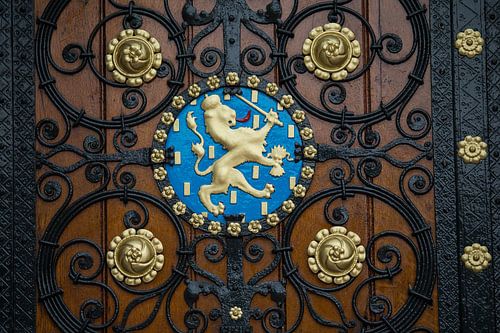 Oude deur in Amsterdam