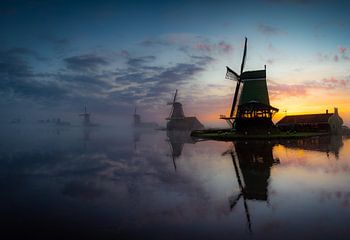 Lever de soleil sur les Zaanse Schans