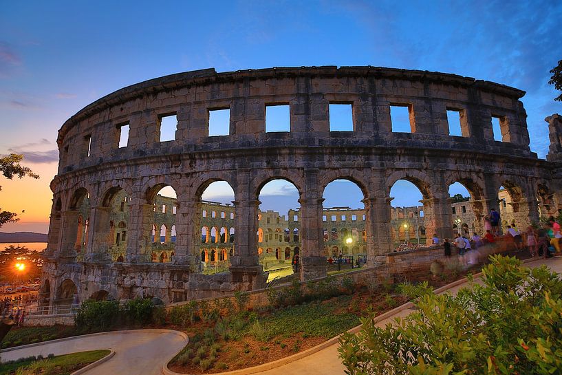The Roman Arena of Pula by Jasper van de Gein Photography