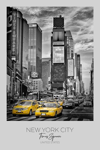 In focus: NEW YORK CITY Times Square | colorkey by Melanie Viola
