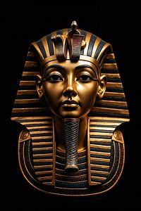 Fantasy Pharaoh Wall Art: PHARAOHS LEGACY - The Mask of the Legendary Pharaoh