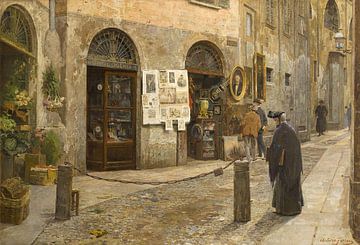 Arturo Ferrari~In de Oude Straat (San Bernardino alle Ossa in Milaan)