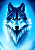 Symetrical Wolf shaped cloud