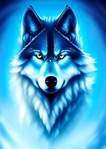Nuage symétrique en forme de loup