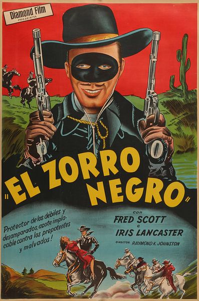 EL ZORRO NEGRO, 1950 von Atelier Liesjes