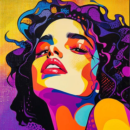 Pop art portrait
