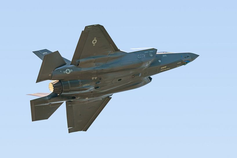 F-35 jet fighter airborne by Jolanda Aalbers