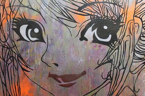 Lèvres rouges angéliques