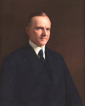 Calvin Coolidge, William McGregor Paxton...