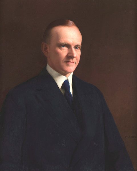 Calvin Coolidge, William McGregor Paxton by Masterful Masters