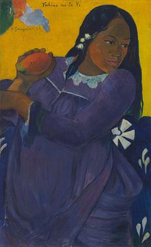 Woman with mango, Paul Gauguin - 1892