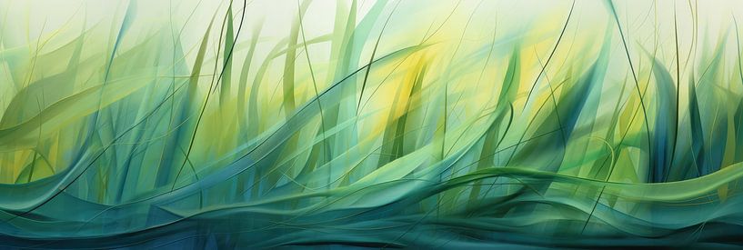 Abstract surreal grass background by Art Bizarre