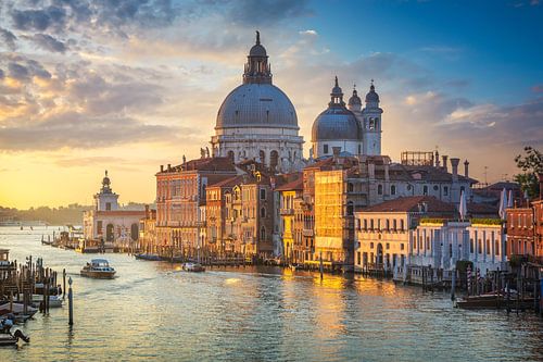 Großer Kanal und Santa Maria della Salute. Venedig