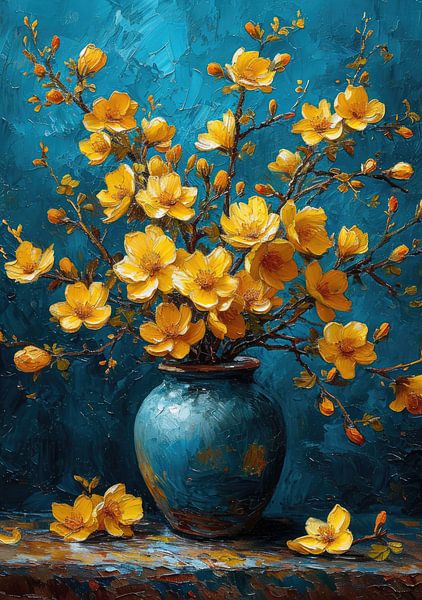 bouquet, fleurs, vase par Niklas Maximilian