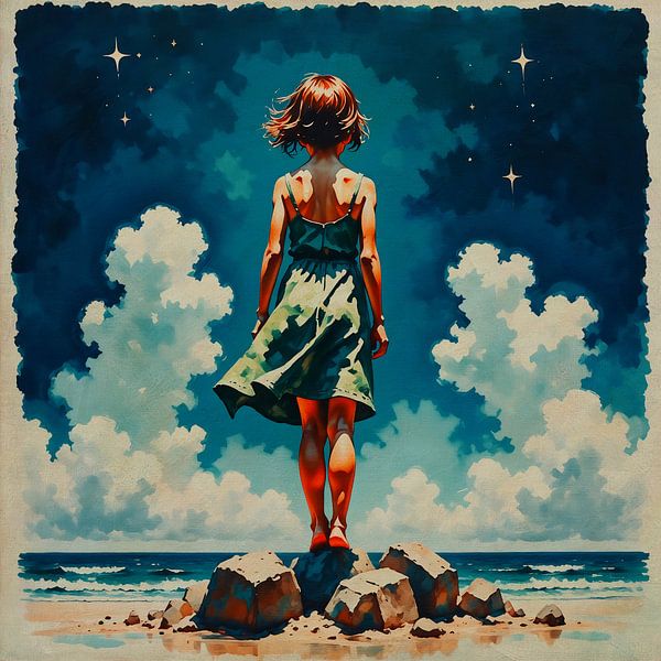 STARS COME OVER THE SEA by Jan Keteleer (JanKé): A Journey Beyond the Canvas