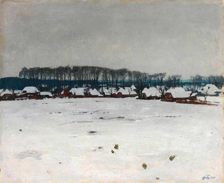 Winterlandschaft, Willem Witsen von Meesterlijcke Meesters
