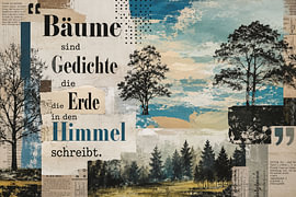 Trees are poems by Claudia Gründler