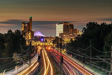 Berlin Potsdamer Platz Skyline by Frank Herrmann