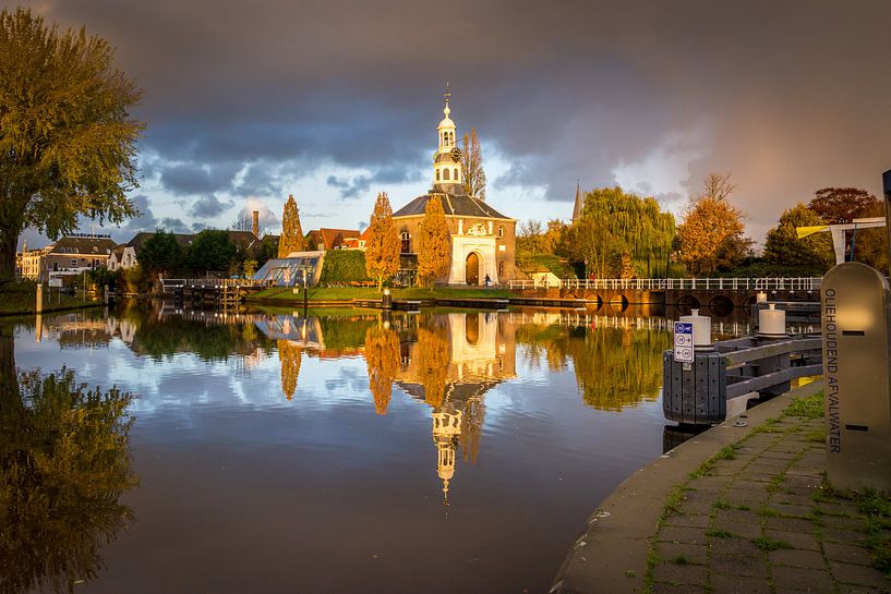 Zijlpoort in Leiden by Martijn van der Nat