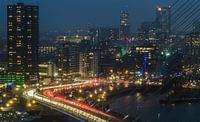 Skyline von Rotterdam von Arthur Wolff Miniaturansicht