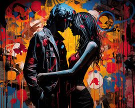 Liebe Malerei 73910 von Blickfänger Gemälde