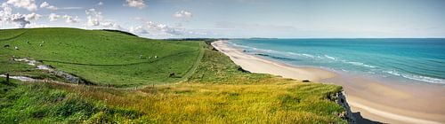 Frankrijk kust panorama landschap