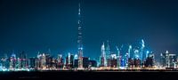 Dubai Skyline van Dennis Wierenga thumbnail