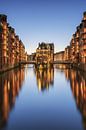 Speicherstadt Hamburg at blue hour by Robin Oelschlegel thumbnail