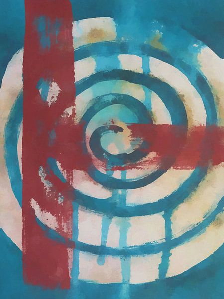 Blue Vortex van Georgia Chagas