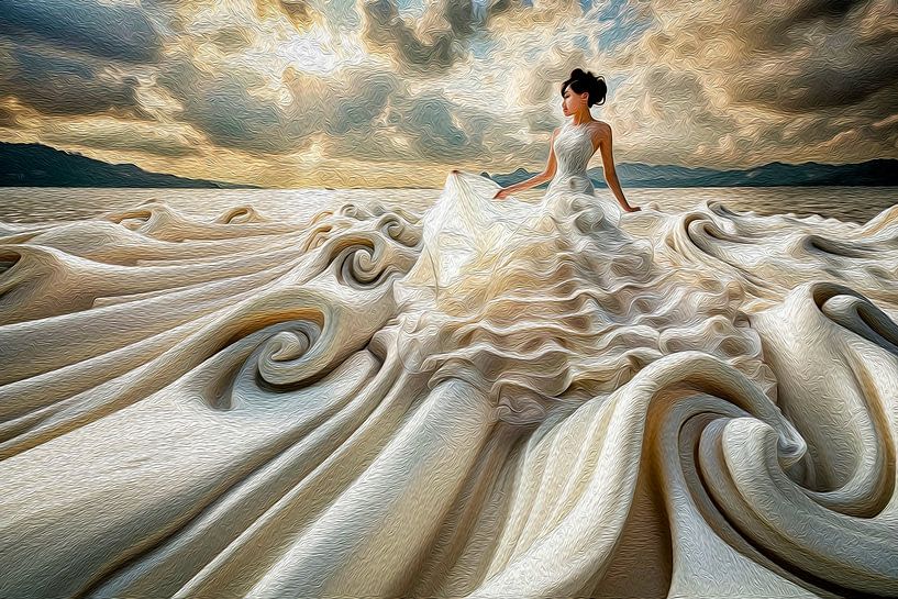 pictorial japanese gown fantasy by Egon Zitter