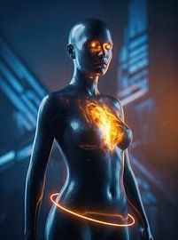 Neon-godheid van Markus Gann