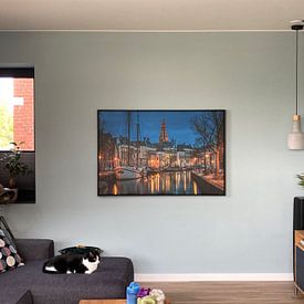 Customer photo: Historic Groningen by Wil de Boer, on canvas