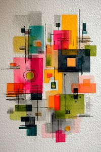 Aquarell Abstraktion
