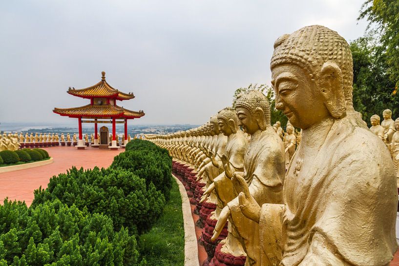 Tausend Buddhas - Fo Guang Shan, Taiwan von Erwin Blekkenhorst