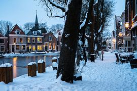 Winter landscape in Spaarndam by Manuuu