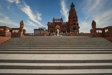 Baron Empain Palace in Cairo, Egypt  (Le Palais Hindou) exterior daylight shot by Mohamed Abdelrazek