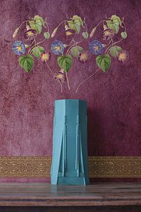 Gloire du matin dans un vase de Frank Lloyd Wright