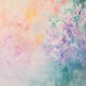 Abstrakte, zarte Blumen von IamHome Studio