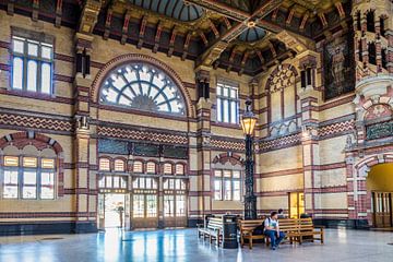 Central Station Groningen, Netherlands, Stationhal (full colour) by Klaske Kuperus