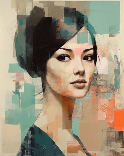 Moderne Collage mit einem Hauch von Vintage