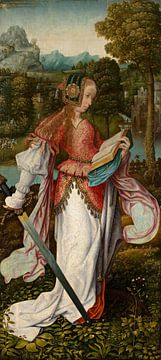 Die heilige Katharina, Meisterin von Frankfurt