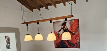 Customer photo: Spanish Flamenco dancer in red and black by Lauri Creates