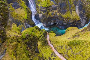 3 Gewässer treffen sich in Island von Paul Weekers Fotografie